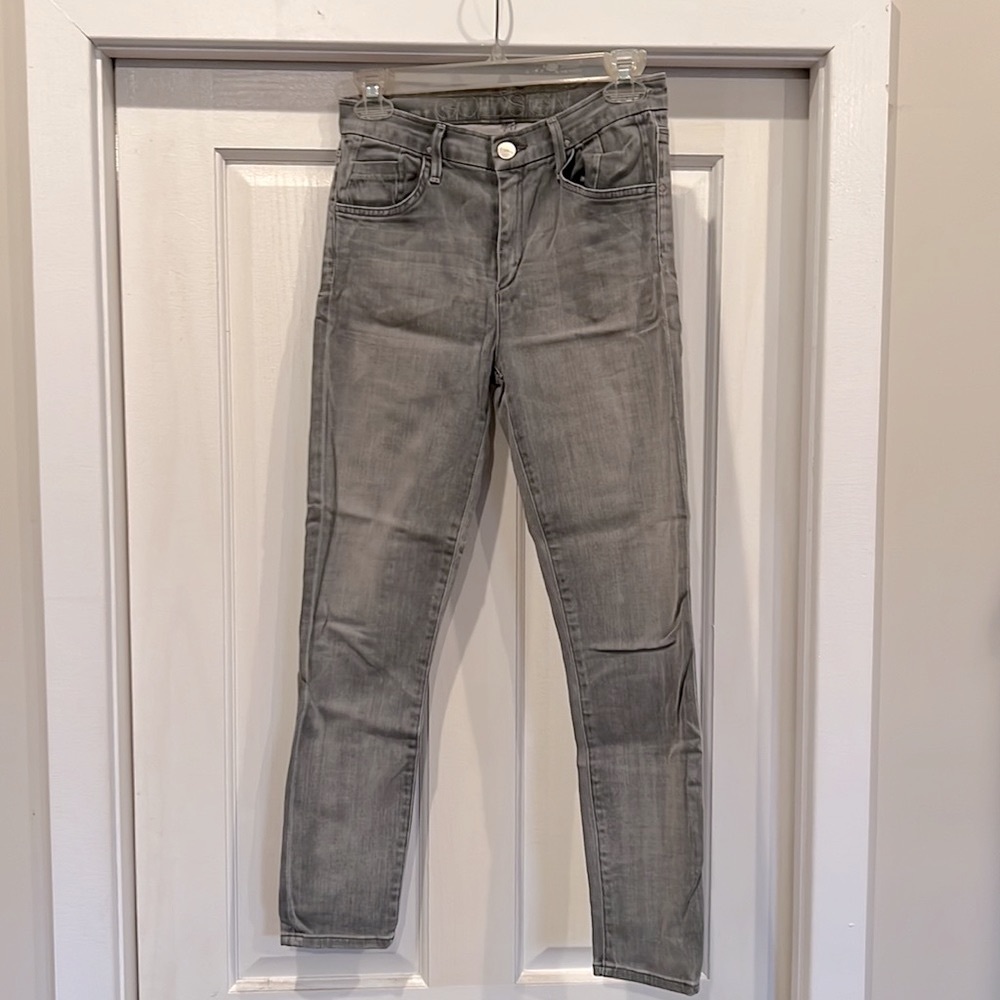 Size 28 Gray Stretch Velvet feel Goldsign Jeans